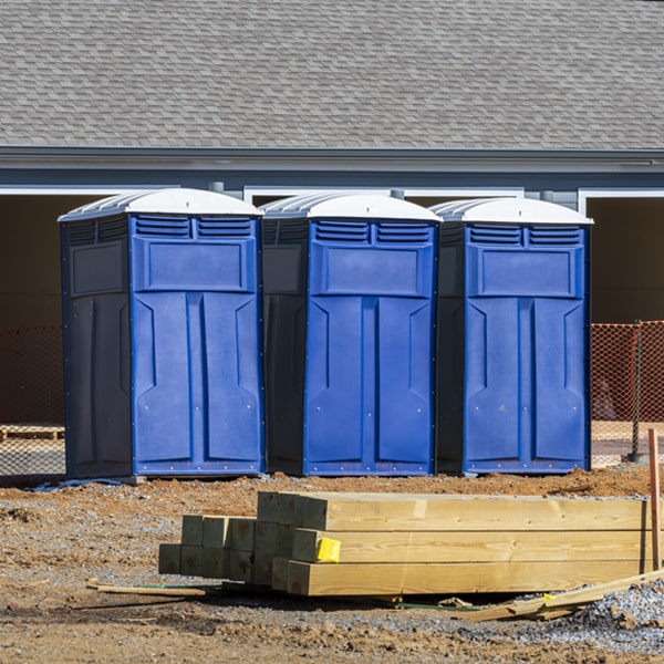 are there any restrictions on where i can place the porta potties during my rental period in Chillicothe IL